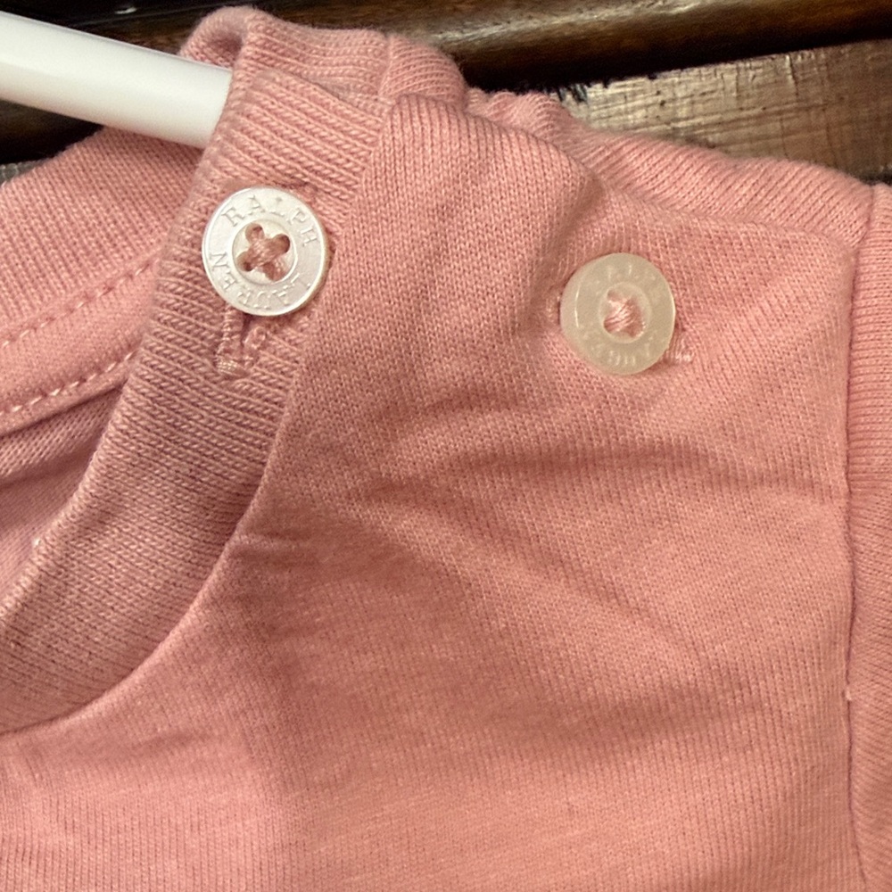 Ralph Lauren Pink Polo Bear Ruffle Dress - Picture 5 of 5